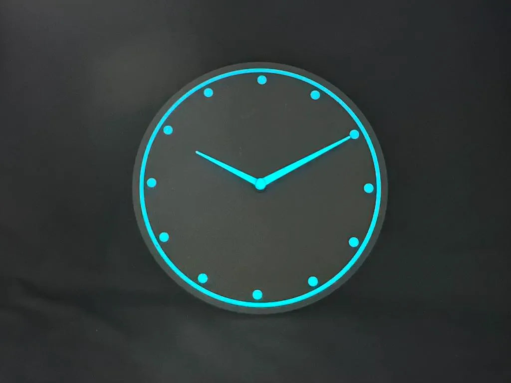Large Sleek & Modern Clock - Bambu Lab Clock Kit 3D printed — Schnapps Caps Australia