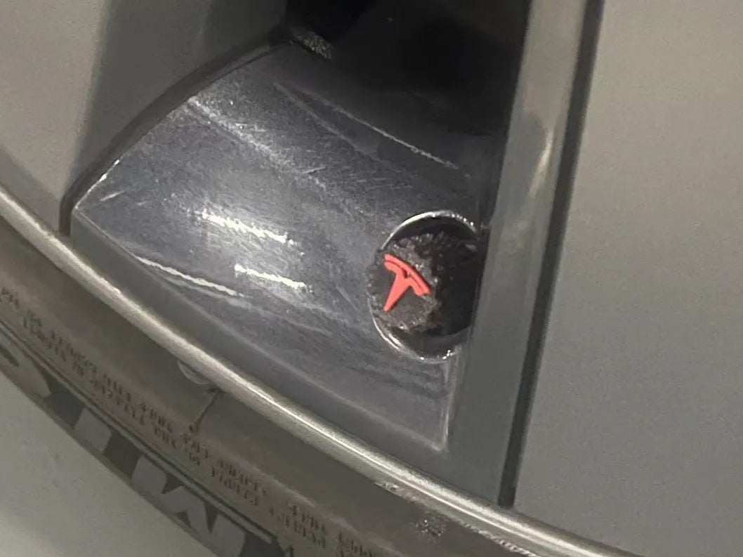 Tesla Tire Valve Stem Cap 3D printed — Schnapps Caps Australia