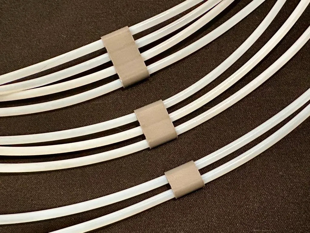 Two Three & Four Slot PTFE Management Clips