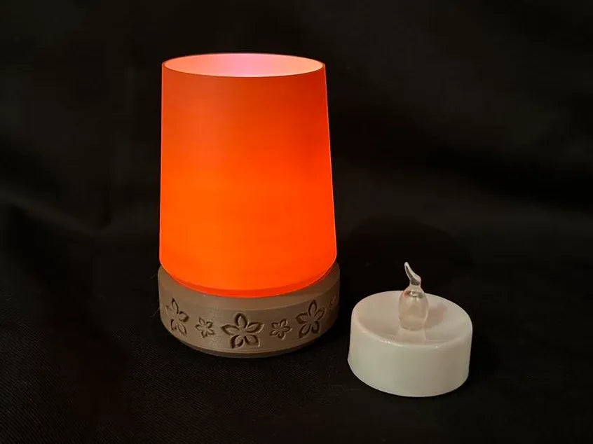 Mini Volcano Tealight Holder 3D printed — Schnapps Caps Australia