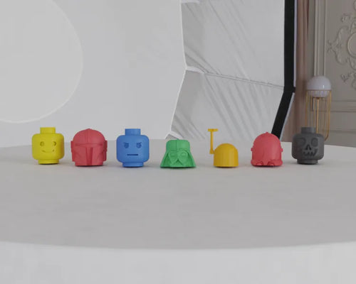 Brick Galaxy – Bike Valve Caps (StarWars-inspired) 3D printed — Schnapps Caps Australia
