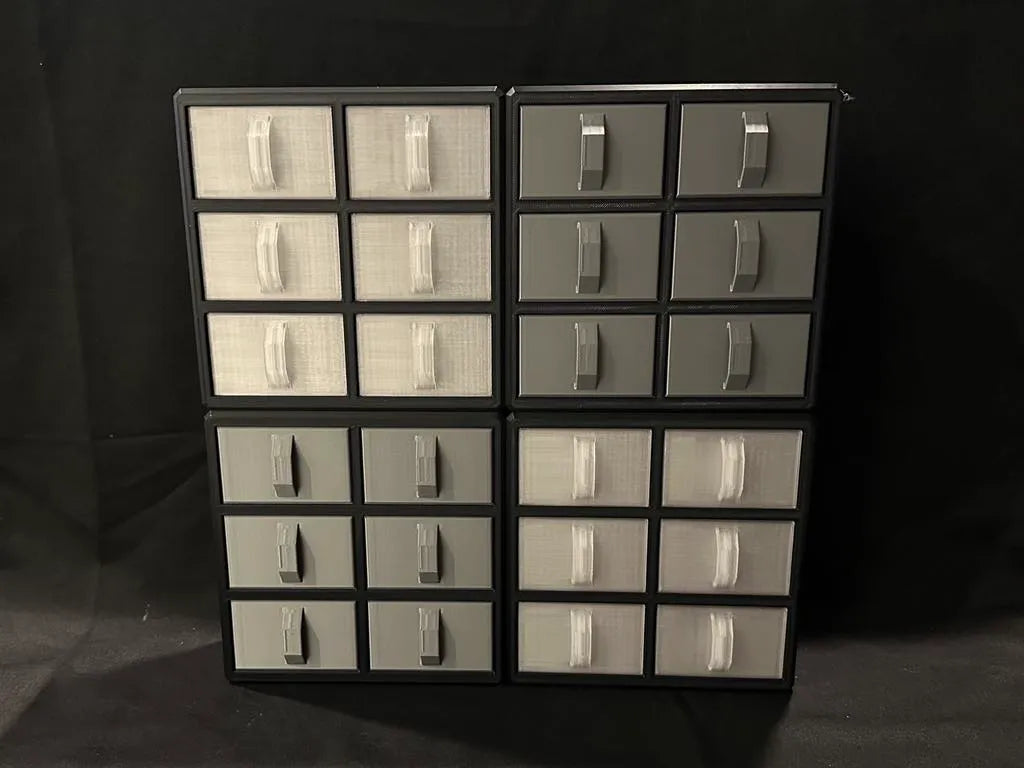 Modular Small Parts Storage Drawers 3D printed — Schnapps Caps Australia
