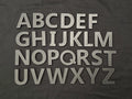 5 Inch Alphabet Wall Letters - Built In Hanger 3D printed — Schnapps Caps Australia