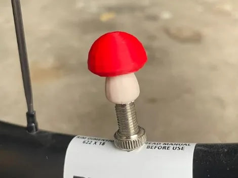 Valve Cap - Mushroom (Presta) 3D printed — Schnapps Caps Australia