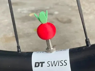 Valve Cap - Radish (Presta Valve) 3D printed — Schnapps Caps Australia
