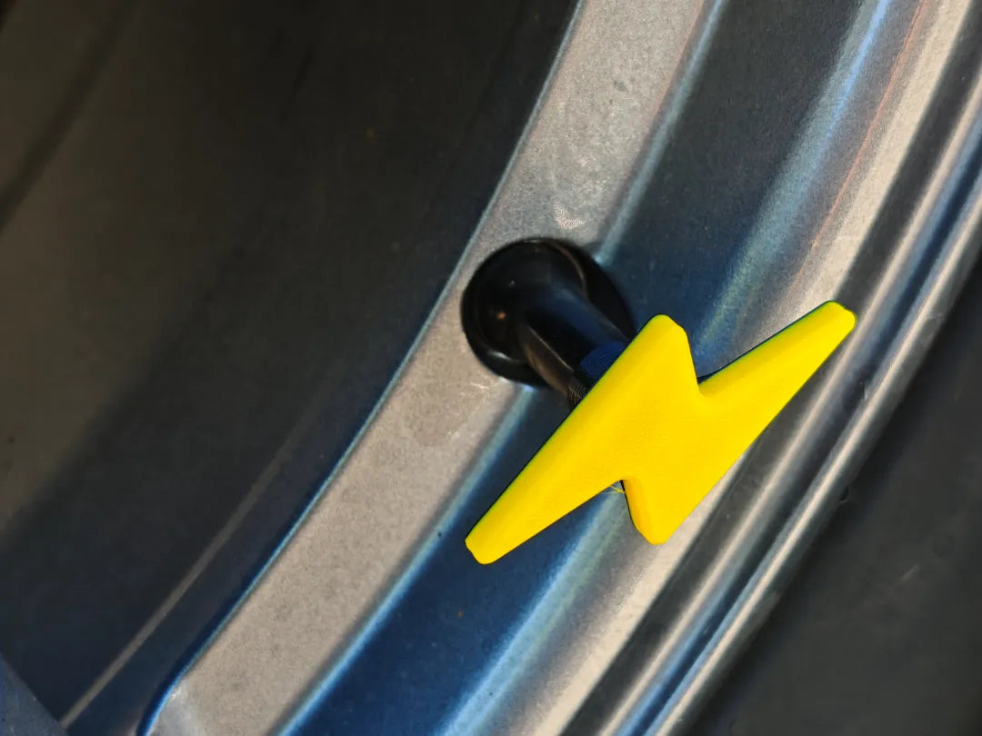 Lightning Valve Cap 3D printed — Schnapps Caps Australia