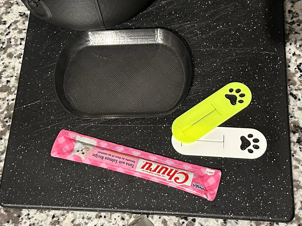 Cat Food Tube Treats Squeegee - No Goo On You 3D printed — Schnapps Caps Australia