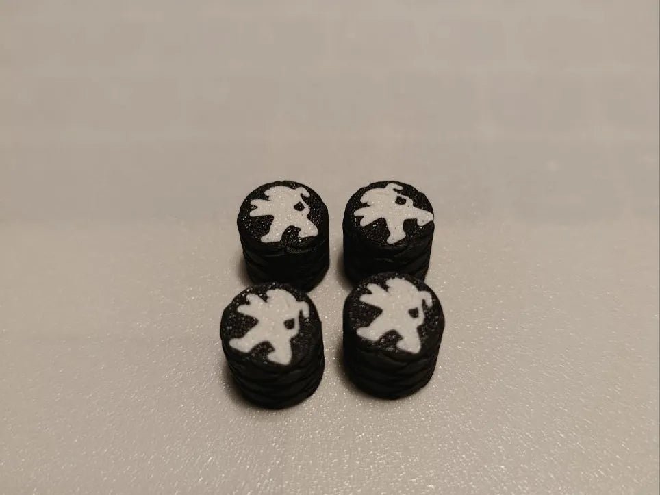 Peugeot valve cap 3D printed — Schnapps Caps Australia