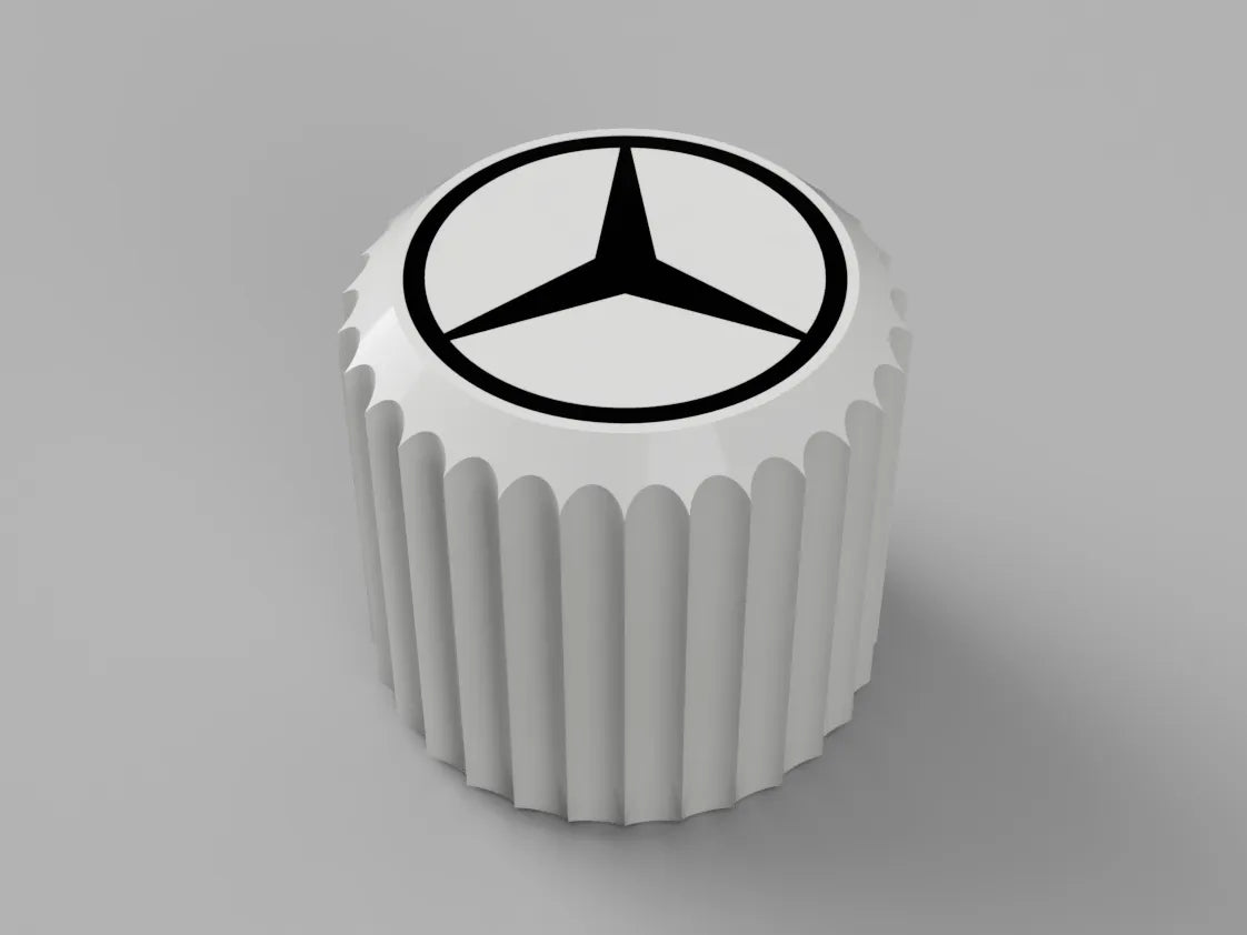 Valve Cap Mercedes 3D printed — Schnapps Caps Australia