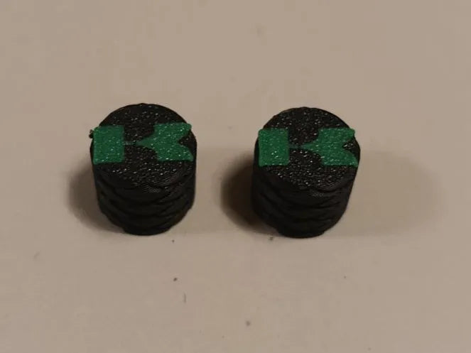 Kawasaki valve cap 3D printed — Schnapps Caps Australia