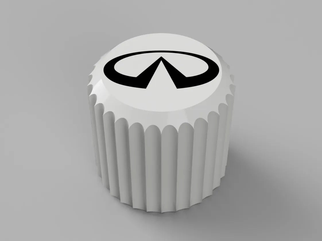 Valve Cap Infiniti 3D printed — Schnapps Caps Australia