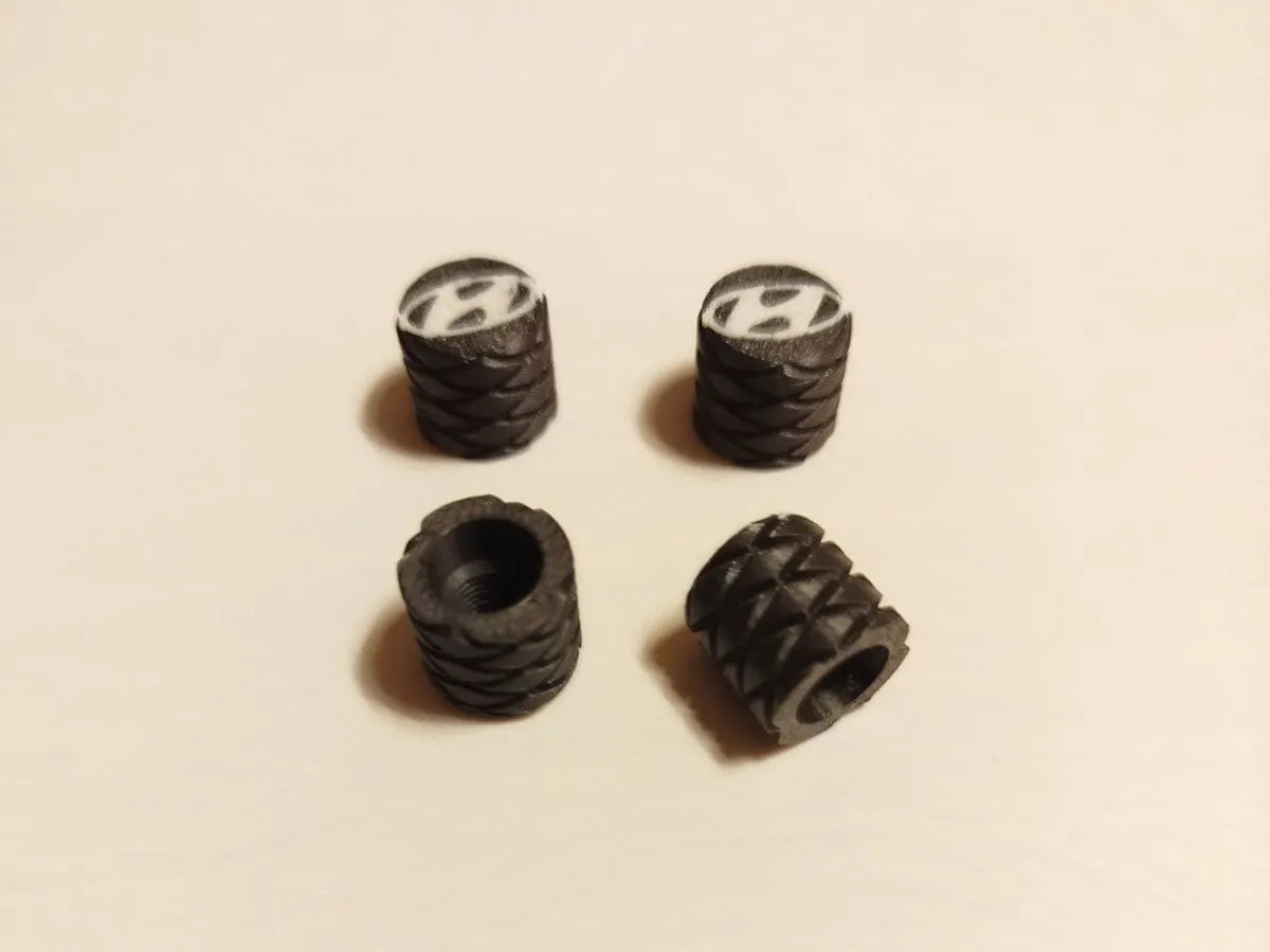 Hiunday valve caps 3D printed — Schnapps Caps Australia