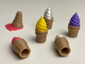Soft Serve Ice Cream Schrader Valve Caps 3D printed — Schnapps Caps Australia
