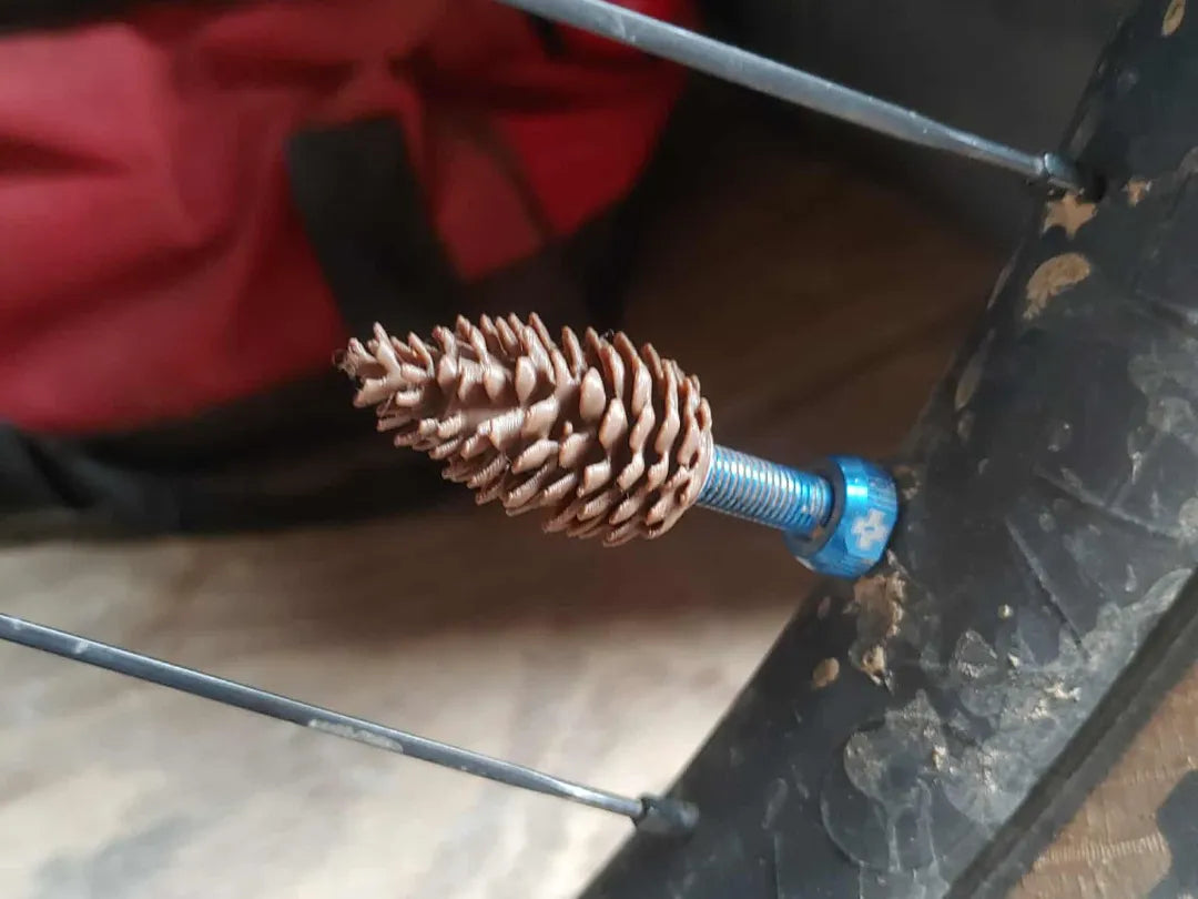 Pinecones Valve Cap Update 1.3 Schrader Valve 3D printed — Schnapps Caps Australia